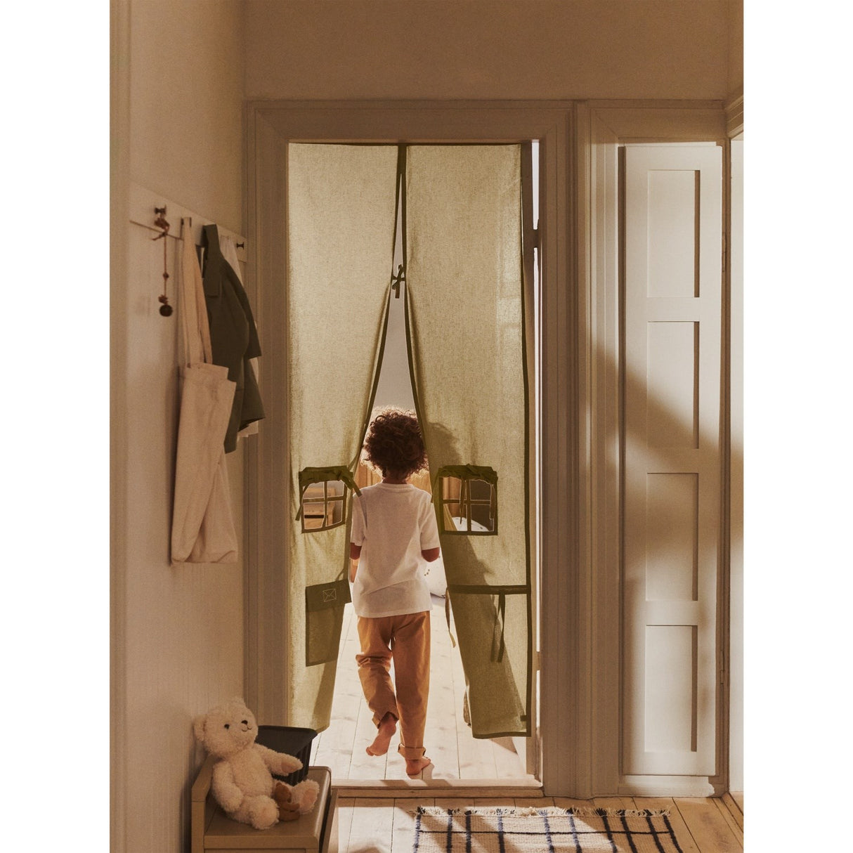 Ferm Living Elm Green Settle Door Curtain