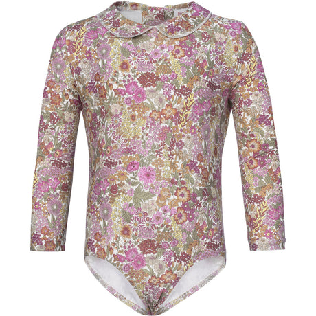 Petit Crabe Margaret Annie (Made With Liberty© Fabric) Peeter Pan Swimsuit L/S