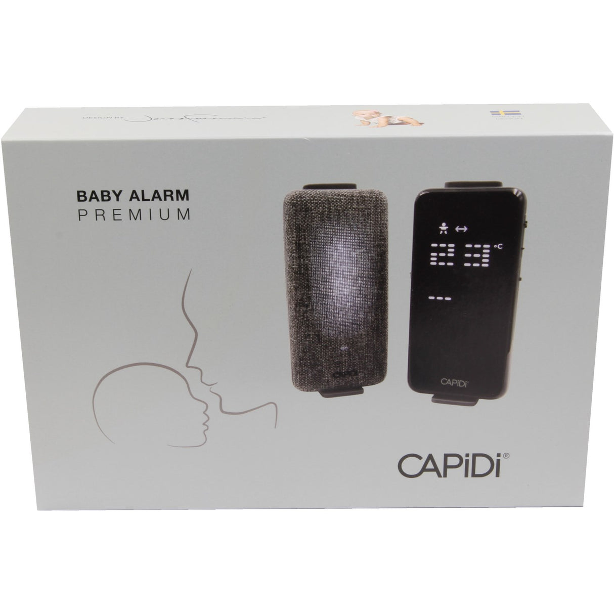 CAPiDi Black/Grey Premium Baby Alarm