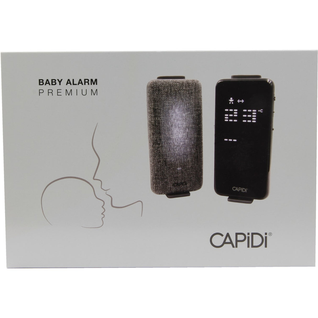 CAPiDi Black/Grey Premium Baby Alarm