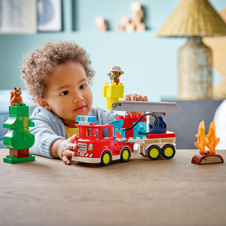 LEGO® DUPLO Town Brandbil Med Slange And Brandmand 10473