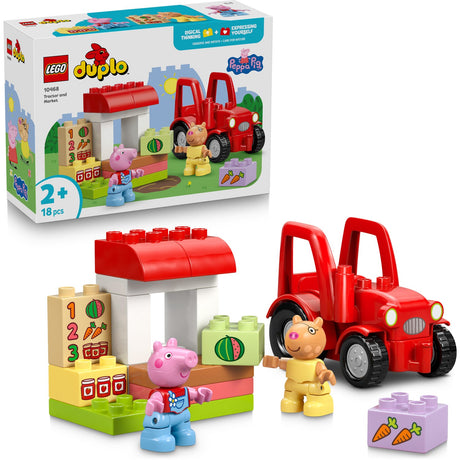 LEGO® DUPLO Gurli Gris Traktor And Marked 10468
