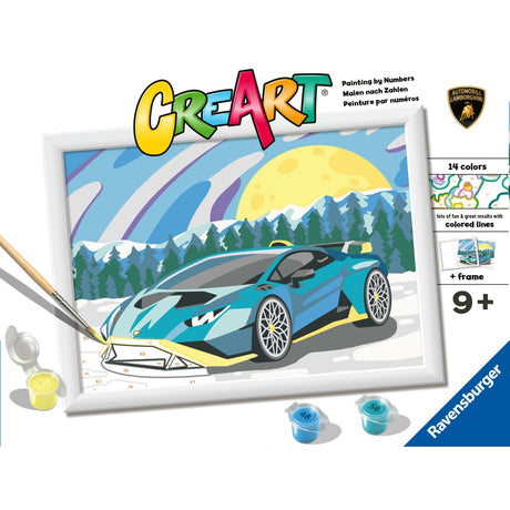 Ravensburger CreArt Blue Lamborghini