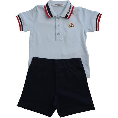 Moncler Dark Blue Knitwear Clothing Ensemble Set
