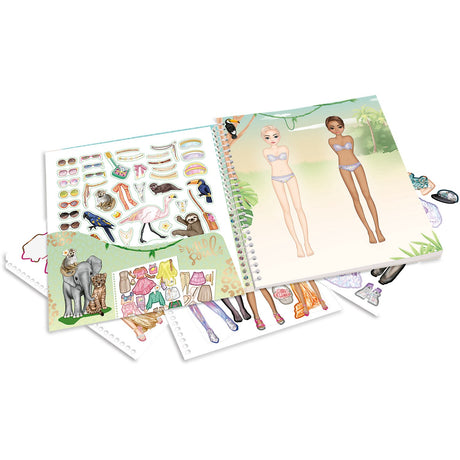 TOPModel Safari Dress Me Up Stickerbook