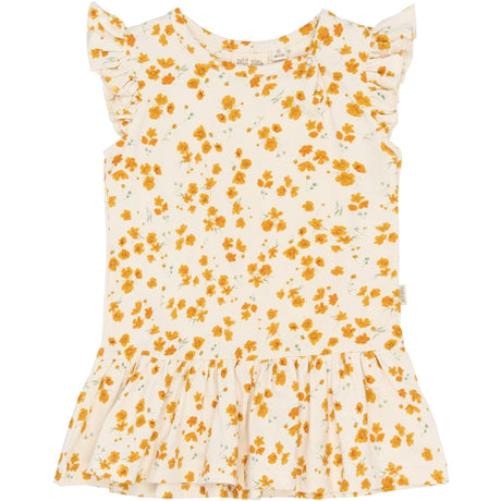 Petit Piao Eggnog Buttercup Aop Ppsun S_L Dress