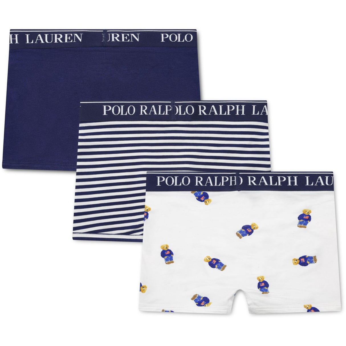 Polo Ralph Lauren Newport Navy Cotton Stretch 3Pk Boxer
