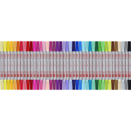 Faber-Castell markers double thick/thin 40 pcs