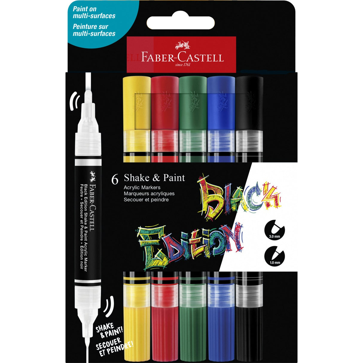 Faber-Castell Shake & Paint Acrylic Markers