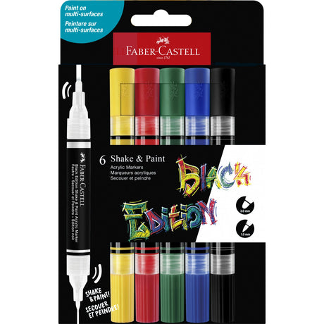 Faber-Castell Shake & Paint Acrylic Markers