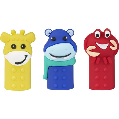 Faber-Castell Animal Caps for Grippy Crayons 3-in-1