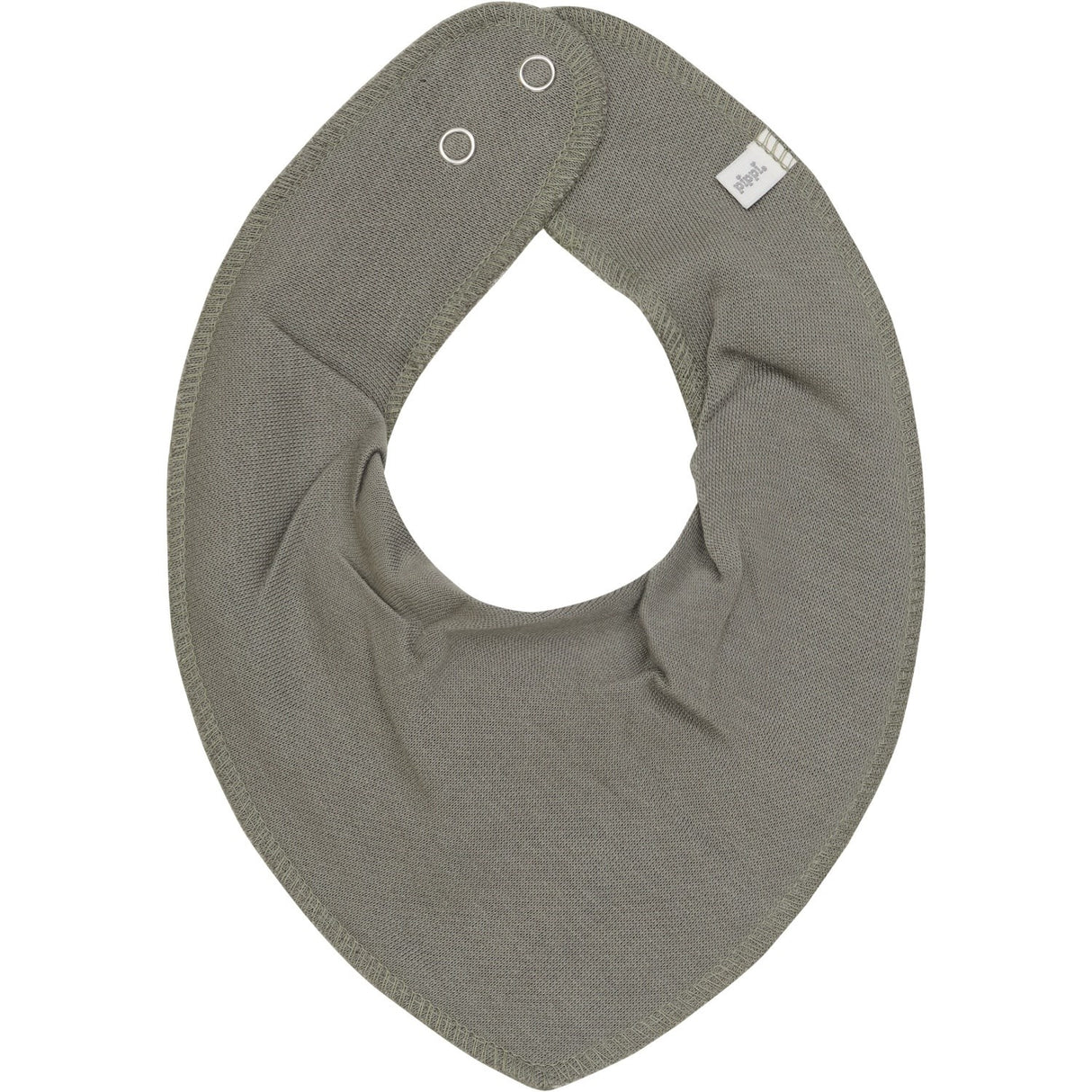 Pippi Blue Fog Bandana Bib - Solid  (5-Pack)