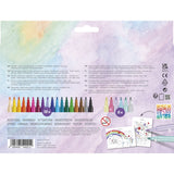 Faber-Castell Unicorn Markers - 18 Colours + 6 Glitter Markers