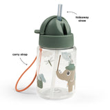 DonebyDeer Green Tiny Trails Straw Bottle