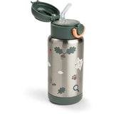 DonebyDeer Green Tiny Trails Insulated Straw Bottle