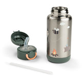 DonebyDeer Green Tiny Trails Insulated Straw Bottle