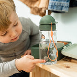 DonebyDeer Green Tiny Trails Straw Bottle