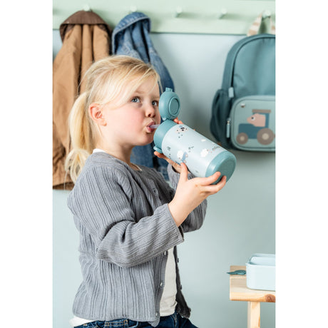 DonebyDeer Blue Tiny Farm Insulated Straw Bottle