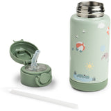 DonebyDeer Green Playground Insulated Straw Bottle