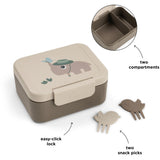 DonebyDeer Sand Tiny Trails Tiny Lunch Box With Snack Picks