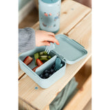DonebyDeer Blue Tiny Farm Tiny Lunch Box With Snack Picks