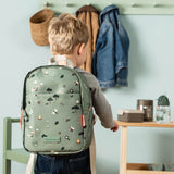 DonebyDeer Green Tiny Trails Kids Backpack