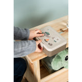 DonebyDeer Sand Tiny Trails Lunch Box With Divider