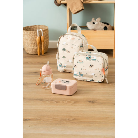 DonebyDeer Powder Tiny Farm Tiny Lunch Box With Snack Picks