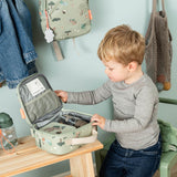 DonebyDeer Green Tiny Trails Tiny Lunch Box With Snack Picks