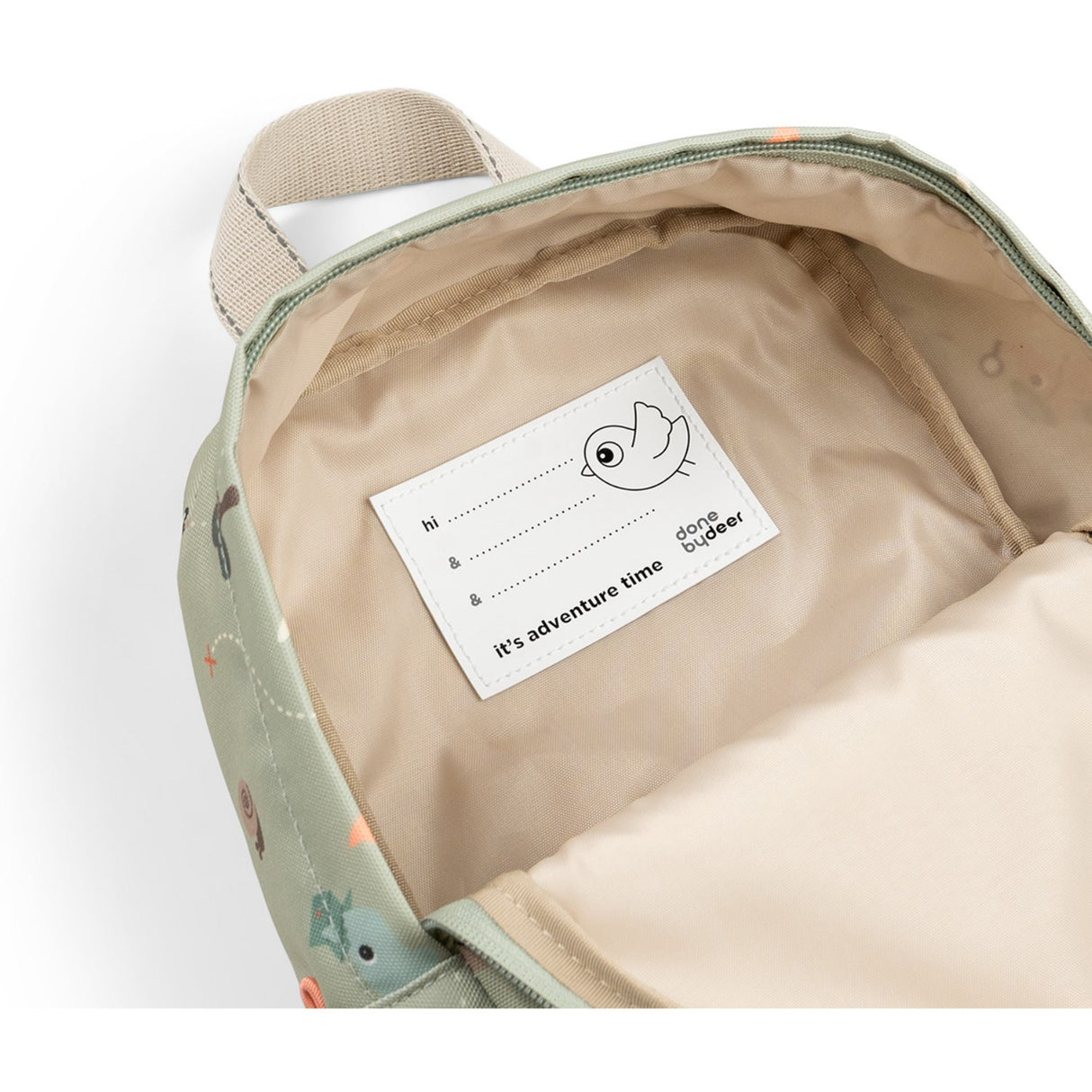 DonebyDeer Green Tiny Trails Tiny Backpack