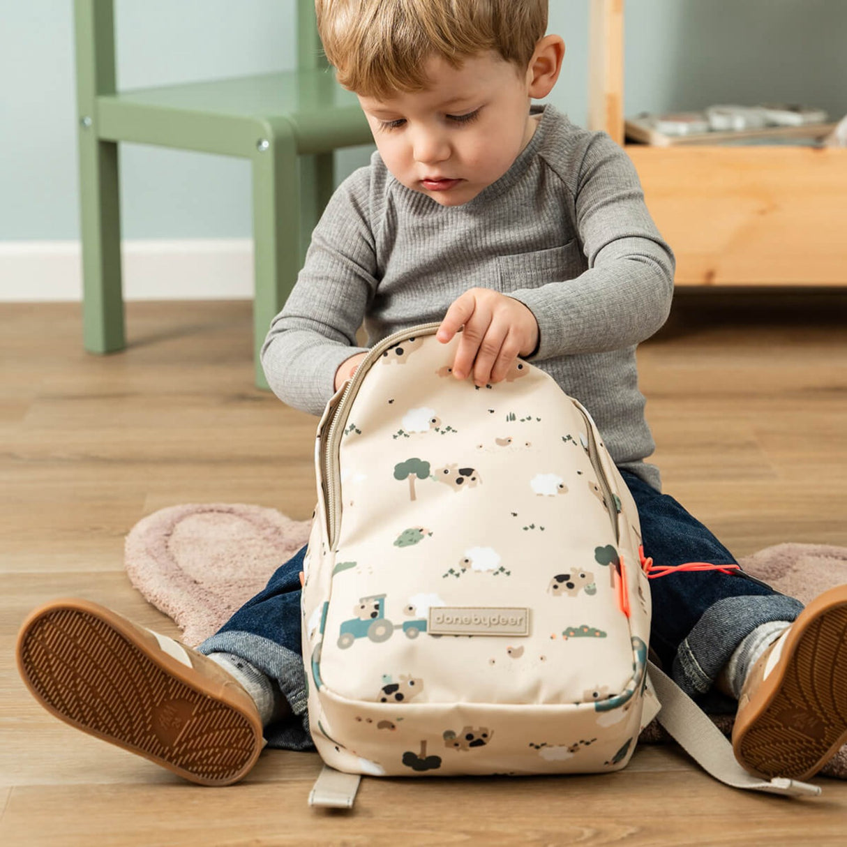 DonebyDeer Sand Tiny Farm Tiny Backpack