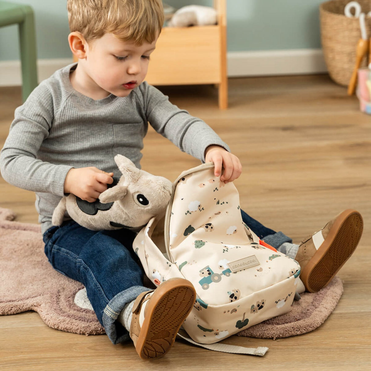 DonebyDeer Sand Tiny Farm Tiny Backpack