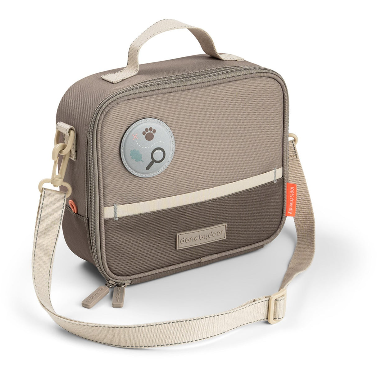 DonebyDeer Sand Tiny Trails Insulated Lunch Bag
