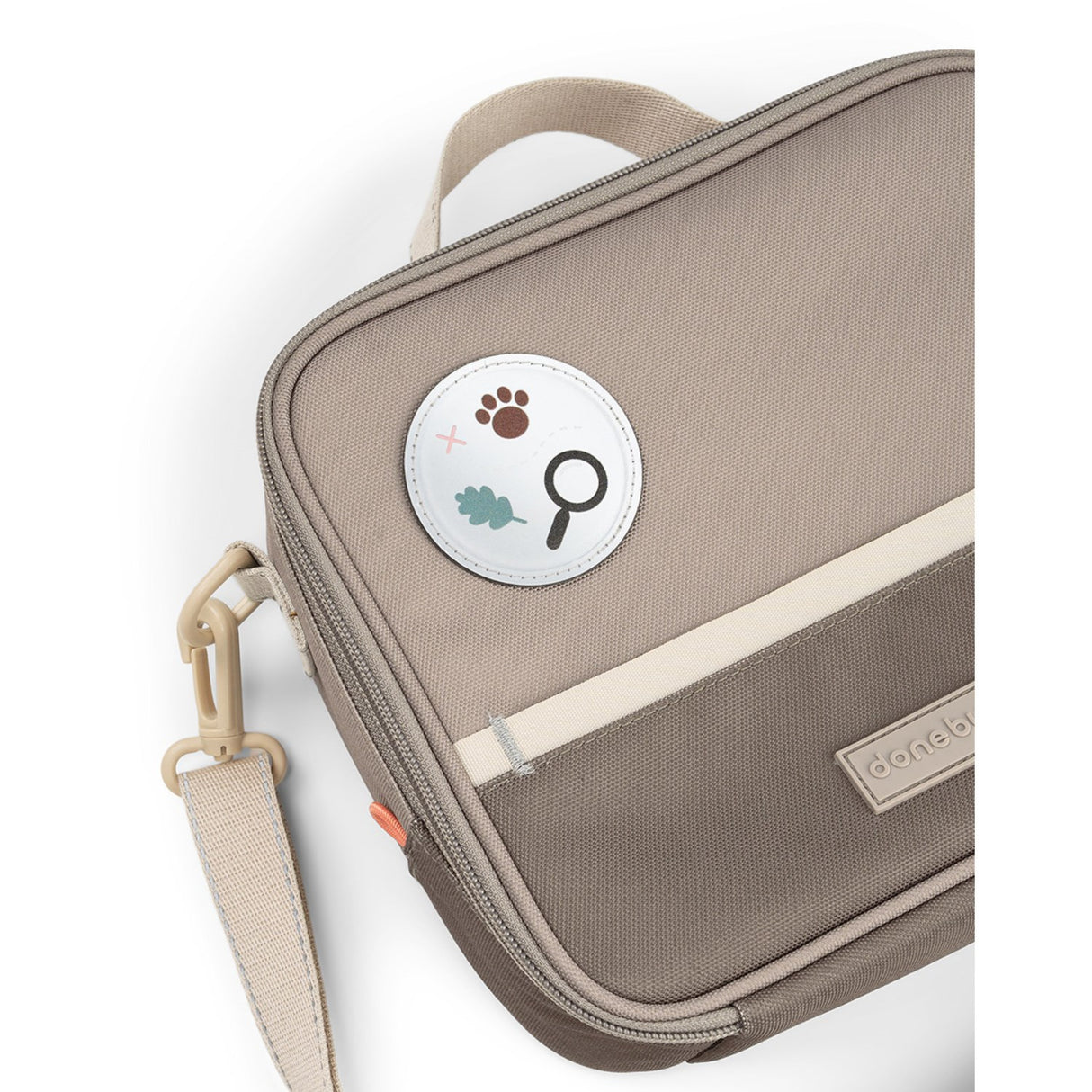 DonebyDeer Sand Tiny Trails Insulated Lunch Bag