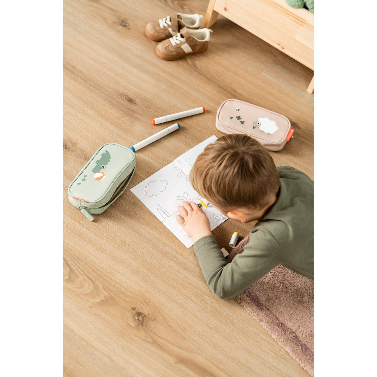DonebyDeer Powder Tiny Farm Pencil Case