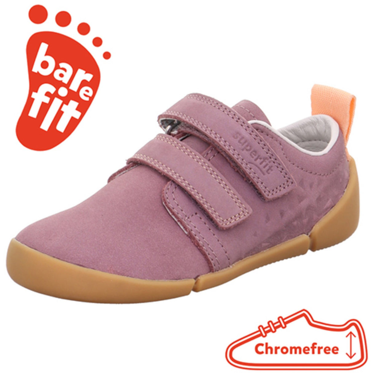 Superfit Lila/Orange Vento Sneaker