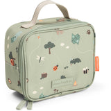 DonebyDeer Green Tiny Trails Tiny Insulated Lunch Bag
