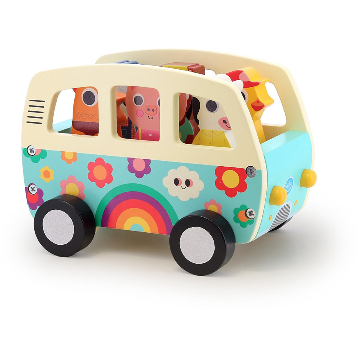 Vilac Sound Car with 6 Animal Figures
