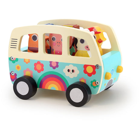 Vilac Sound Car with 6 Animal Figures