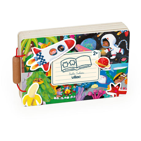 Vilac Puzzle Book 52 Brk - On Adventure