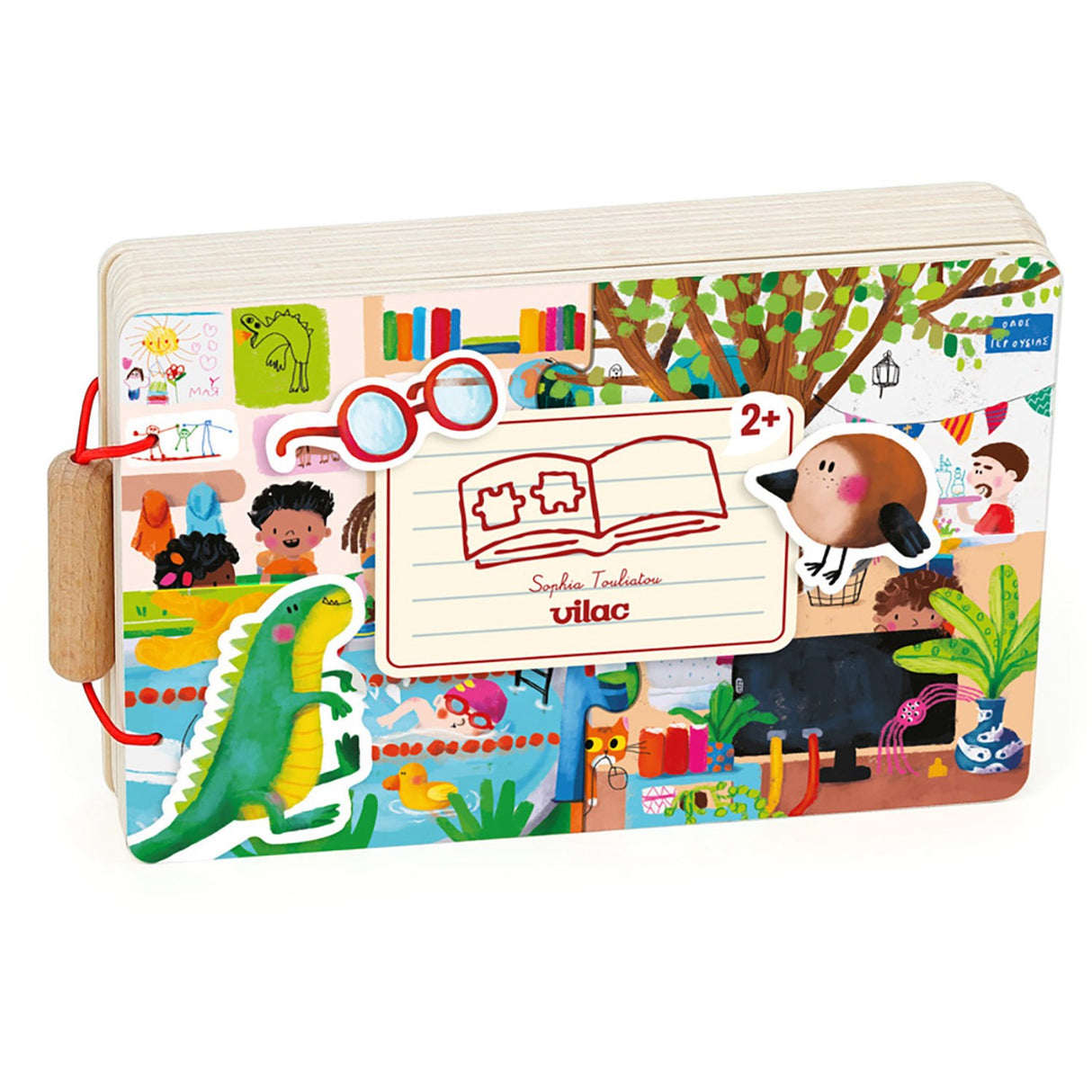 Vilac Jigsaw Puzzle Book 52 Brk - Activities
