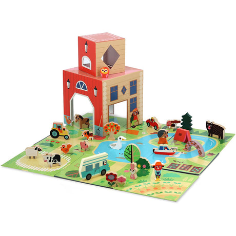 Vilac Fold-Out Playset - Country