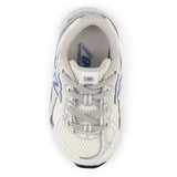 New Balance White New Balance 740 Kids Bungee Lace