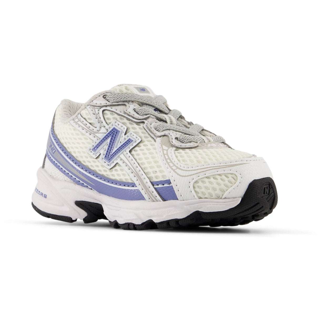 New Balance White New Balance 740 Kids Bungee Lace