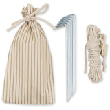 Konges Sløjd Tea Stripe Mini Beach Tent Pop Up Uv 50+
