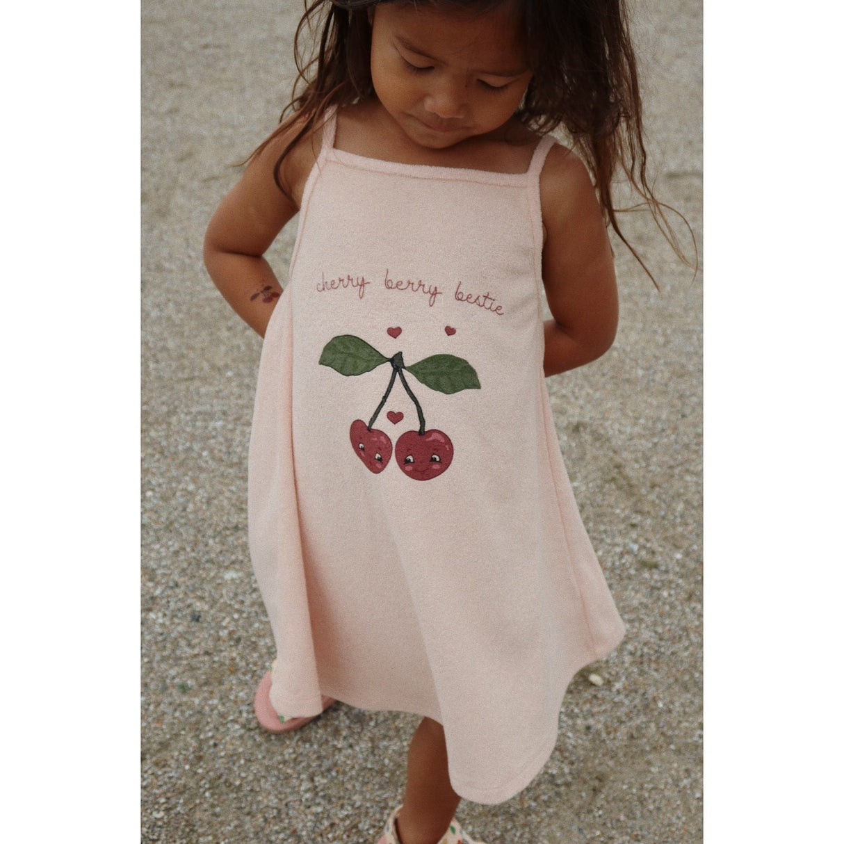 Konges Sløjd x Luksusbaby Cameo Rose Itty Strap Dress Gots - Exclusive