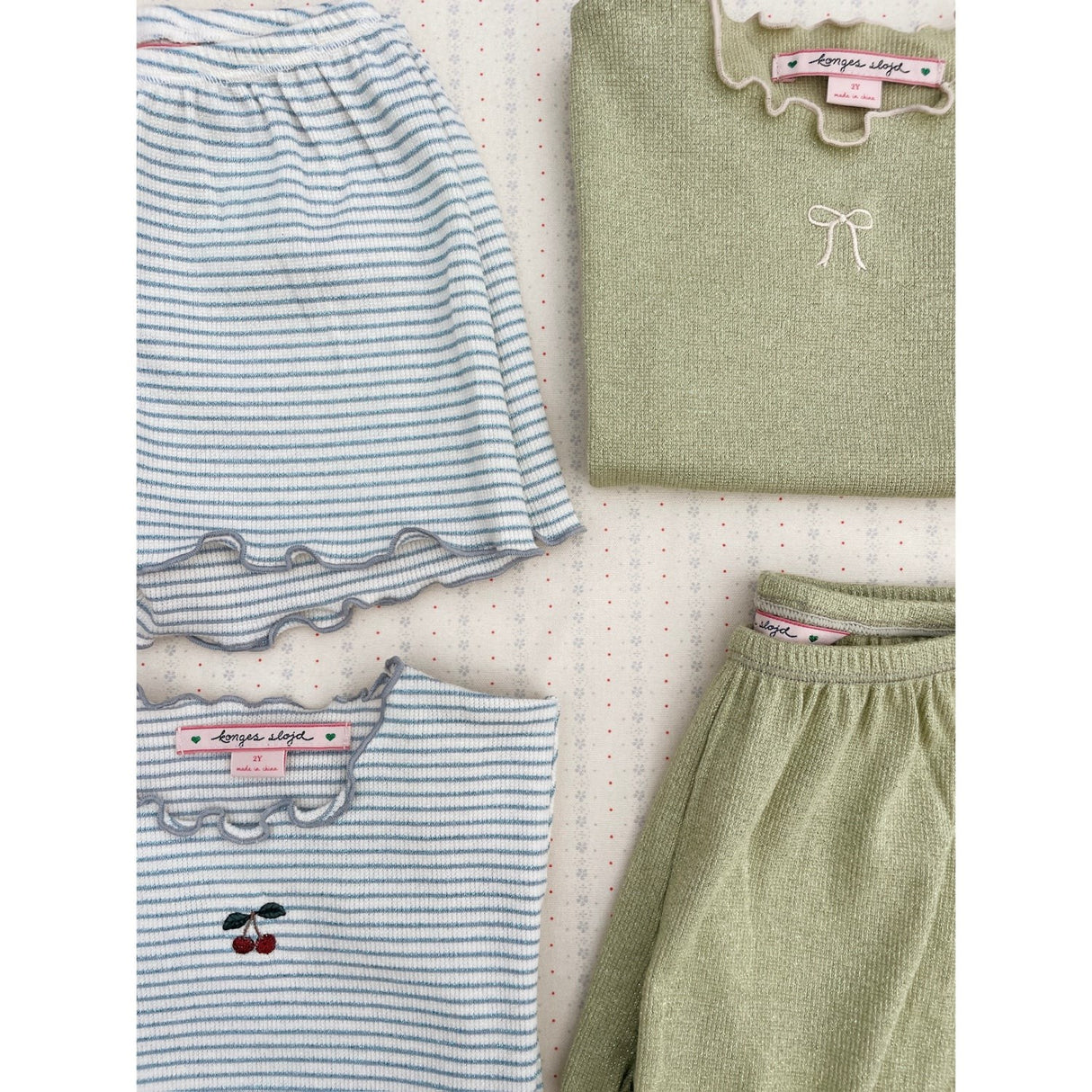 Konges Sløjd Pale Olive Green Roli Set Ocs