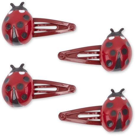Konges Sløjd Ladybug Ladybug 4 Pack Hair Clips