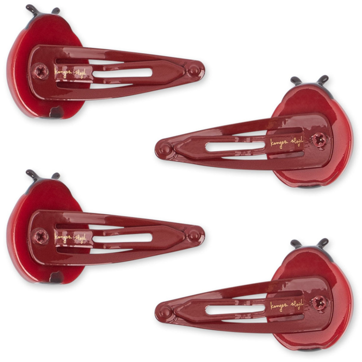 Konges Sløjd Ladybug Ladybug 4 Pack Hair Clips
