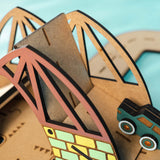 Crateit Town Wooden Toy Dreamy Drawbridge